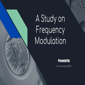 Frequency modulation