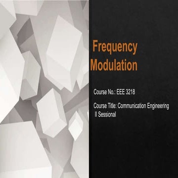 Frequency modulation