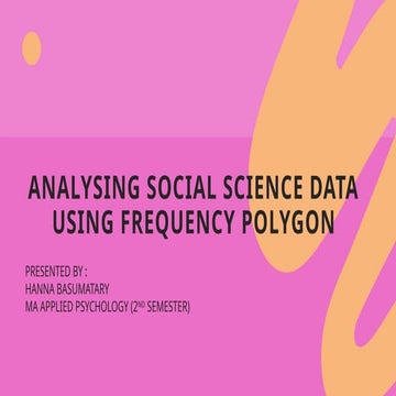 Analysing social science datata using Frequency polygon.pptx