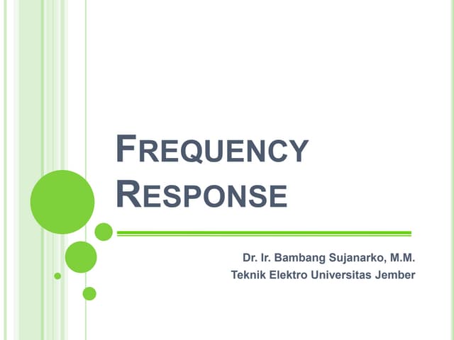 Frequency response