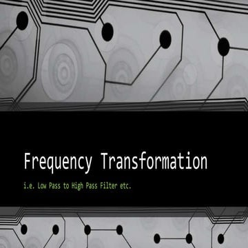 Frequency transformation