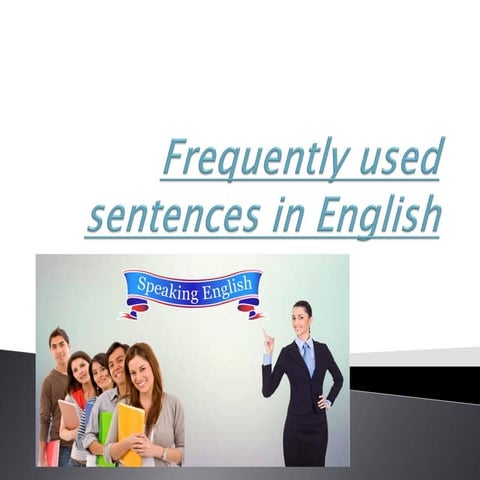 Frequently used sentences in english.in