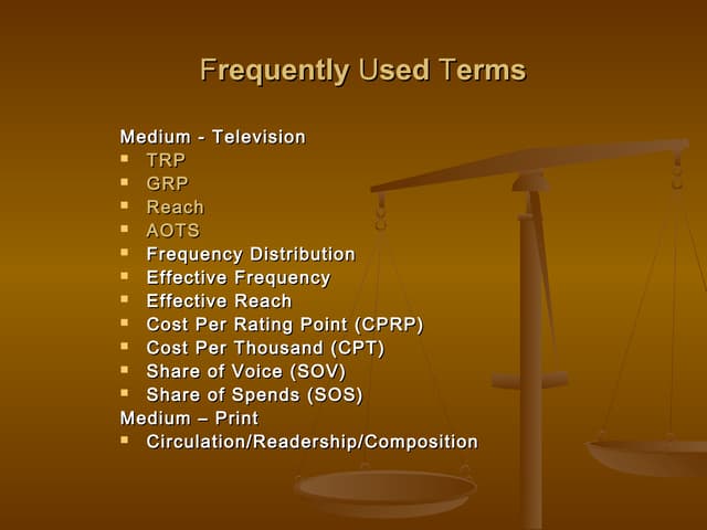 Frequently used terms in tv | PPT