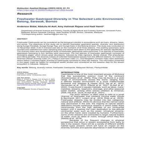 Diversity and abundance of Macrobenthos in a subtropical estuary ...