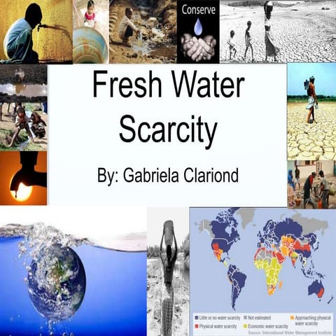 Fresh water scarcity