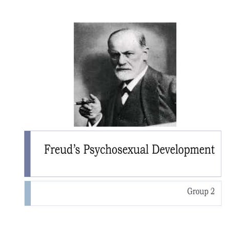 Freud – psychosexual development