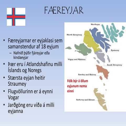 Færeyjar | PPTX