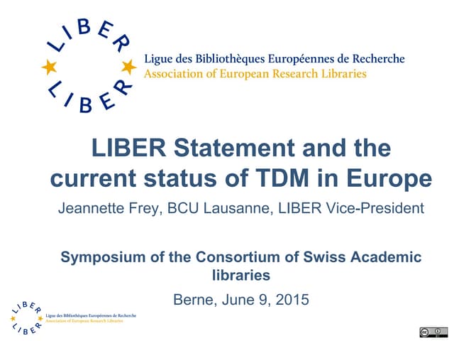 The current status of TDM in Europe