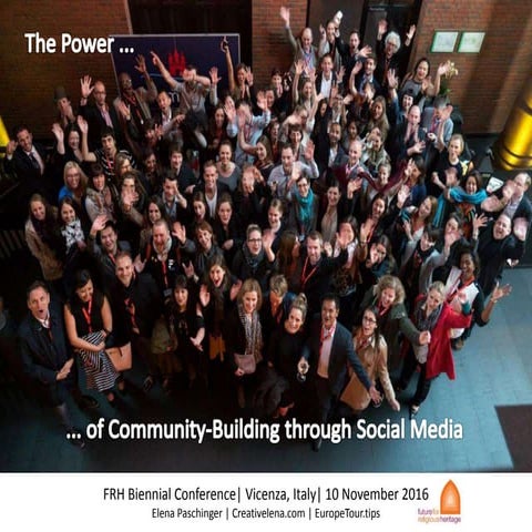 FRH Conference Social Media & Community Building Elena Paschinger_10112016