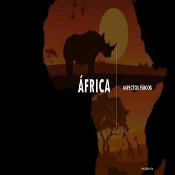 ÁFRICA - Aspectos Físicos (geografia física)
