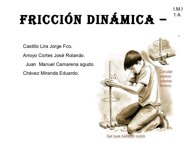 Friccion dinamica