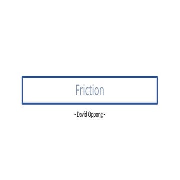 Friction............................pptx