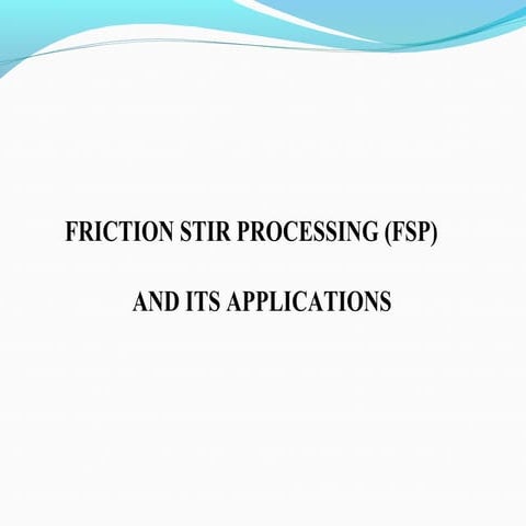 Friction stir-processing