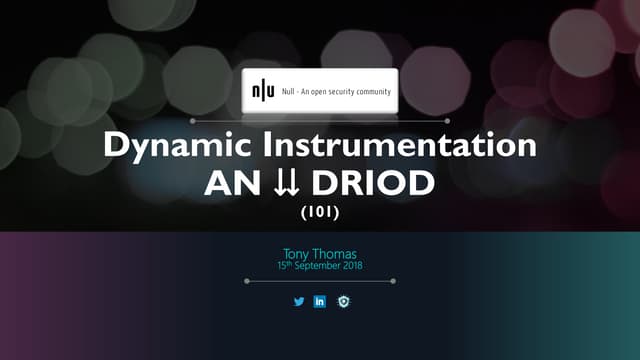 FRIDA 101 Android