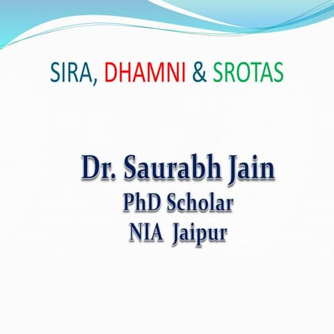 ayurveda-sira dhamni srotas