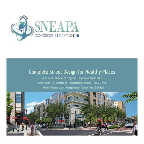 Complete Streets: Designing Healthy Places in Rhode Island 