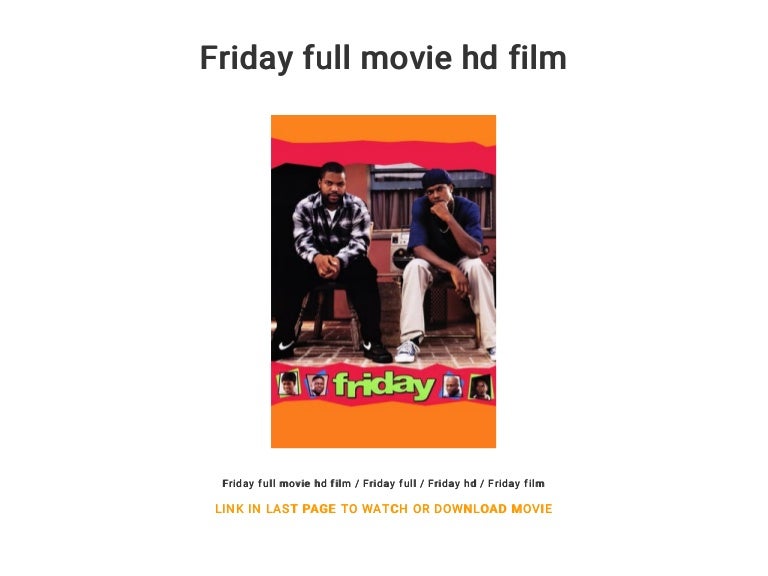 Friday full movie hd film