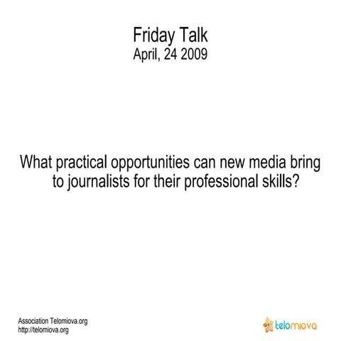 Telomiova Friday Talk Club