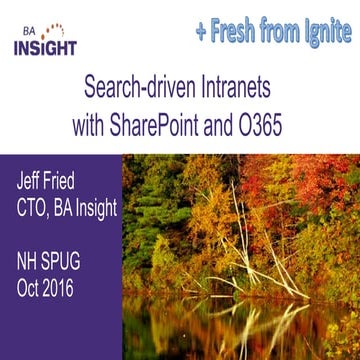 search driven intranets