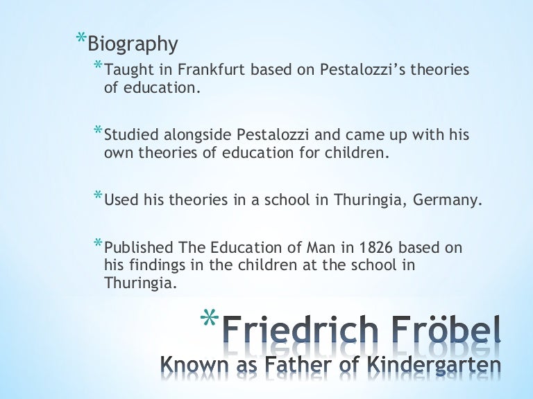 Friedrich froebel
