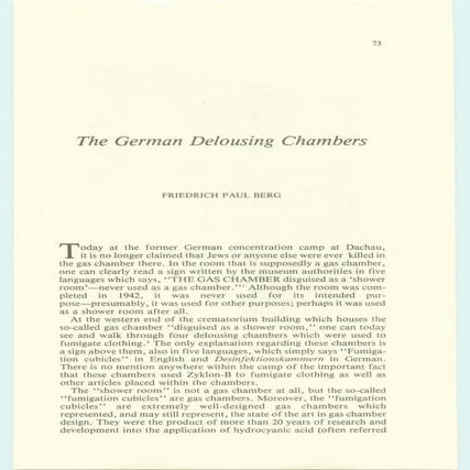 Friedrich p. berg the german delousing chambers - journal of historical ...