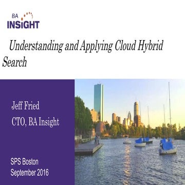 Understanding and Applying Cloud Hybrid Search