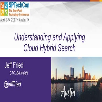 Cloud Hybrid Search with SharePoint