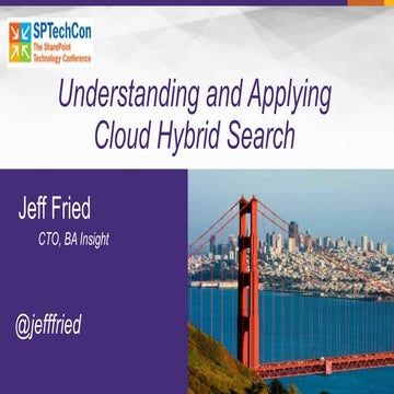 Understanding and Applying Cloud Hybrid Search