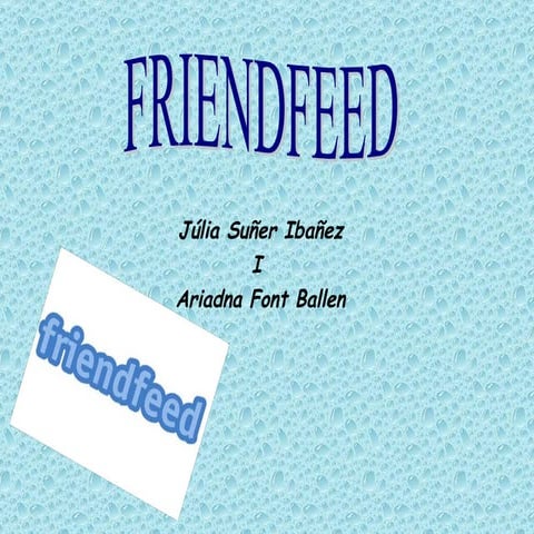 Friendfeed ari i julia