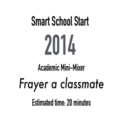 Smart Start Mini Mixer - Friend frayer