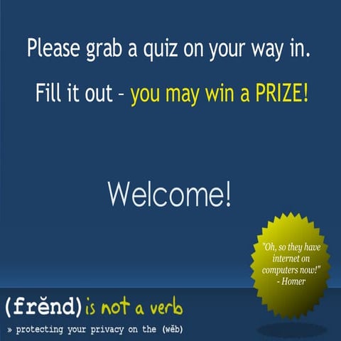 Friend is Not A Verb