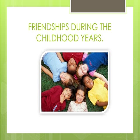 Childhood Friendships Psychology – CZUSA