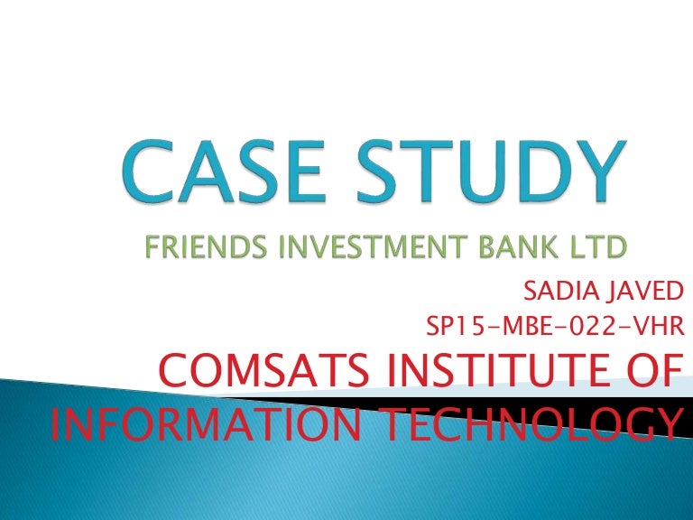 Friends investment bank ltd