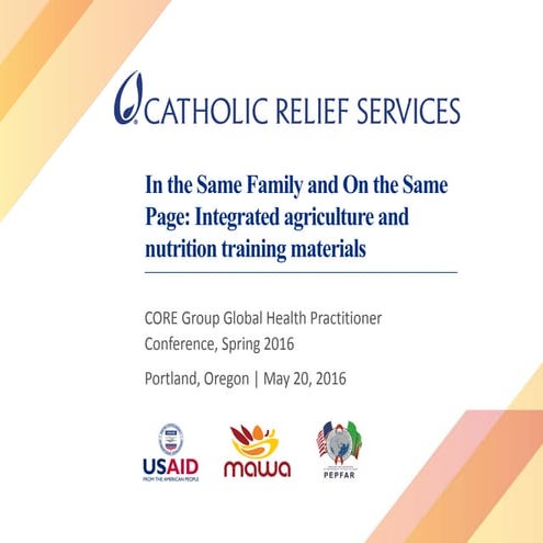 Comprehensive Multi-Dimensional Programming for Nutrition JESSICA BATEMAN