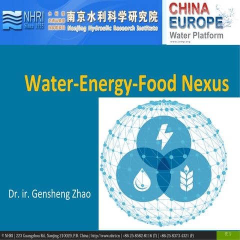 Water-Energy-Food Nexus