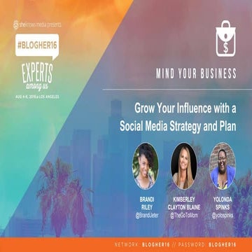 Grow Your Influence With a Social Media Strategy and Plan