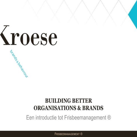 Frisbee Management (NL), van Kroese brands & behaviour