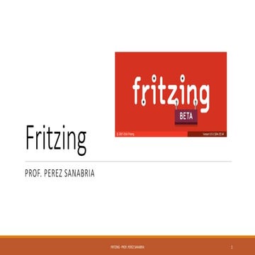 Fritzing Software - Presentación