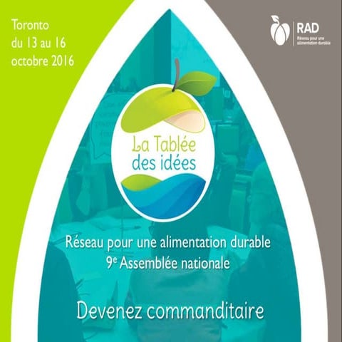 Devenez commanditaire - la Tablée des idées