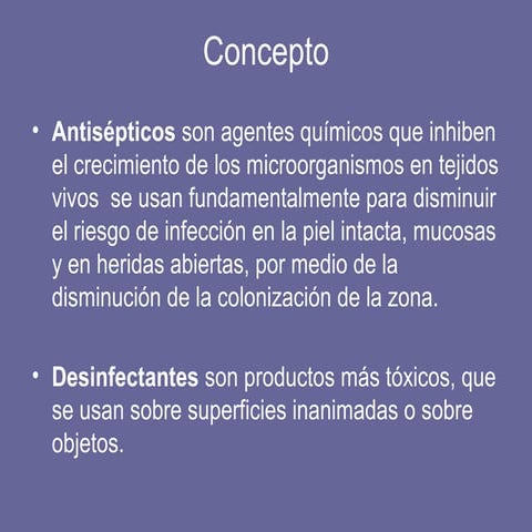 Fármacos  antisépticos  y  desinfectantes