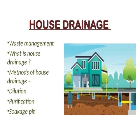 Soak pit design, Operation and Maintenance | PPTX