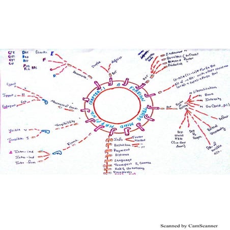 Foreign trade Intro Mind map