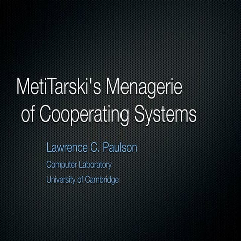 MetiTarski's menagerie of cooperating systems