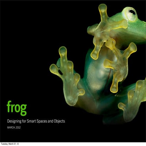 Designing for Smart Spaces and Objects