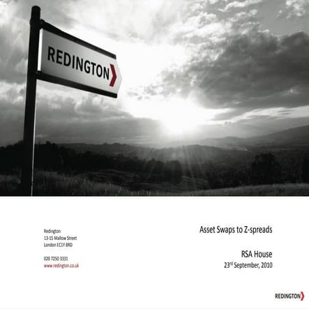 Asset Swaps to Z-spreads