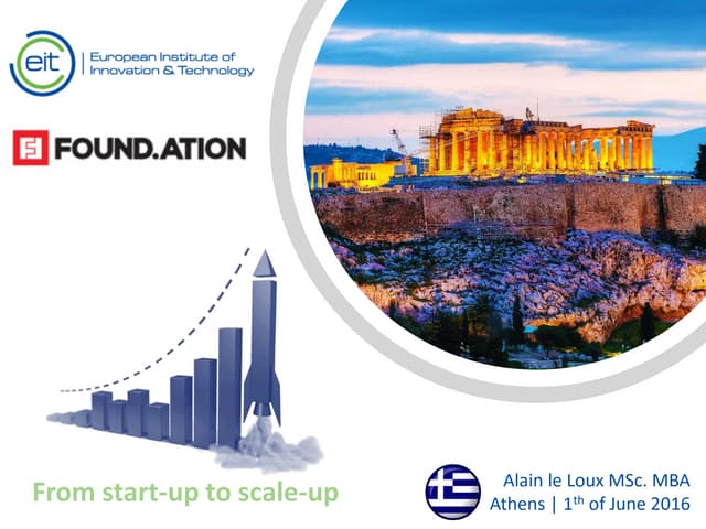 From startup to scale-up