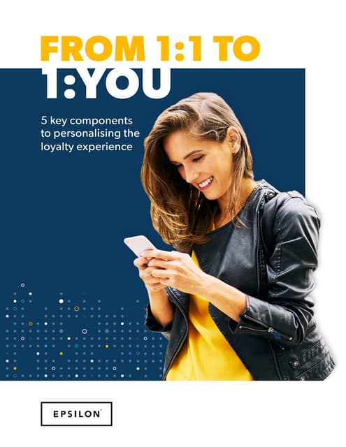 From 1 to 1 to 1 to you loyalty