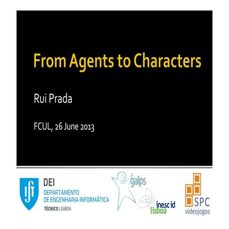 From Agents to Characters