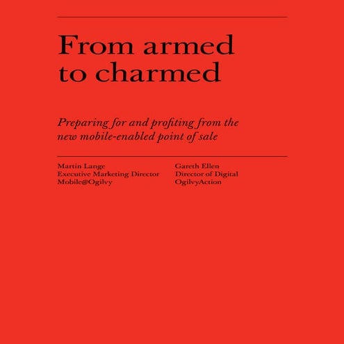 From armed to charmed white paper