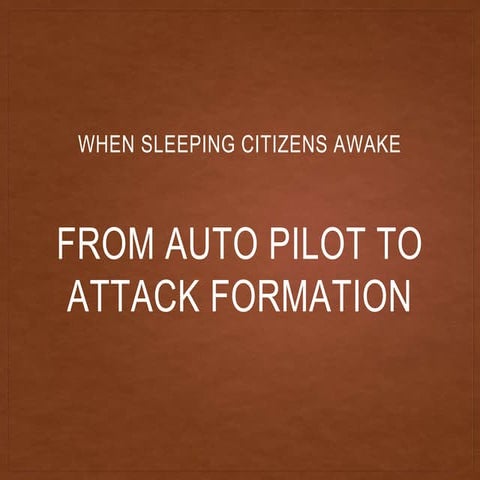 From autopilot to attack formation   